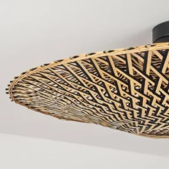 Style Boho-Chic-hofstein Plafonnier Shelbourne Noir, 1 lumière