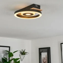Luminaires Scandinaves-hofstein Plafonnier Taboneira LED Écru, Noir, Blanc, 1 lumière
