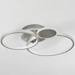 hofstein Plafonnier Tagsdorff LED Chrome, Nickel mat, 1 lumière