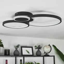 hofstein Plafonnier Tagsdorff LED Noir, Blanc, 1 lumière