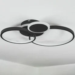 hofstein Plafonnier Tagsdorff LED Noir, Blanc, 1 lumière