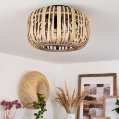 Luminaires Scandinaves-hofstein Plafonnier Teheran Noir, 1 lumière