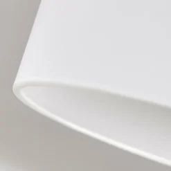 Luminaires Scandinaves-hofstein Plafonnier Tercier Argent Oxydé, Écru, 2 lumières