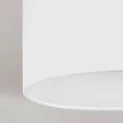 Luminaires Scandinaves-hofstein Plafonnier Tercier Argent Oxydé, Écru, 1 lumière