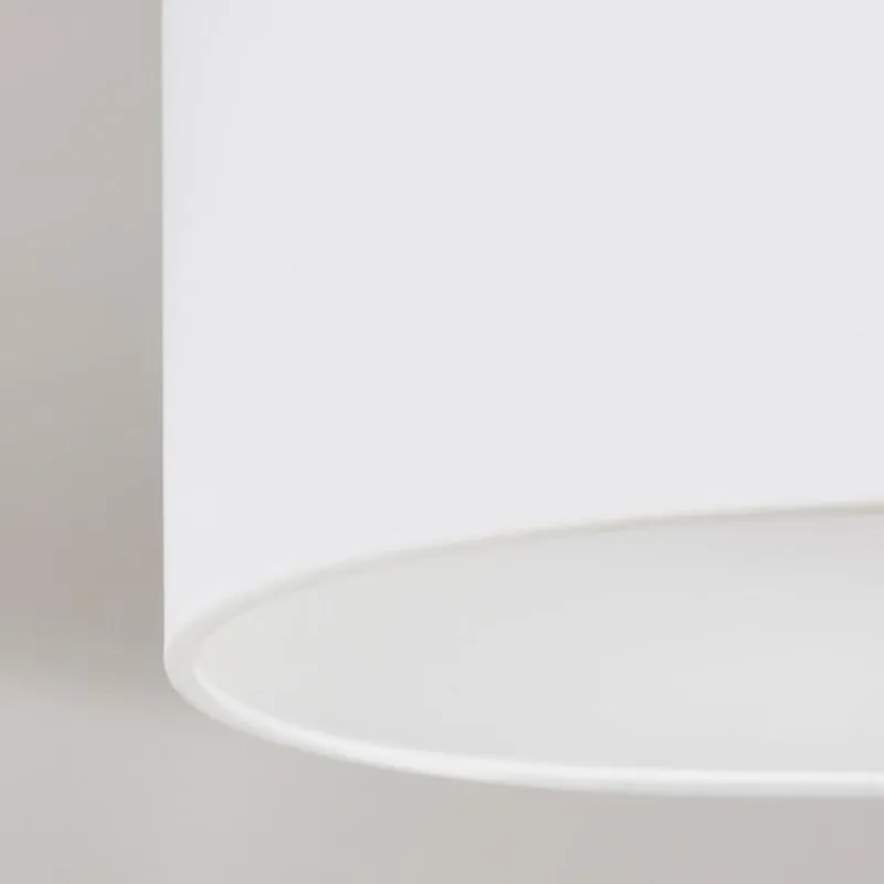 Luminaires Scandinaves-hofstein Plafonnier Tercier Argent Oxydé, Écru, 1 lumière