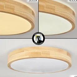 Luminaires Scandinaves-hofstein Plafonnier Thibouville LED Blanc, 1 lumière