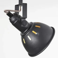 Lampes Dorées-hofstein Plafonnier Tina Chrome, Écru, Noir, 3 lumières