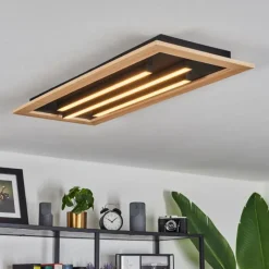 hofstein Plafonnier Tojeirinha LED Écru, Noir, 2 lumières