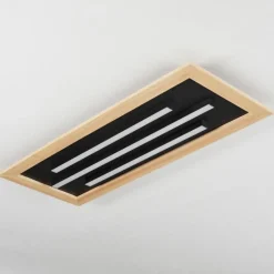 hofstein Plafonnier Tojeirinha LED Écru, Noir, 2 lumières