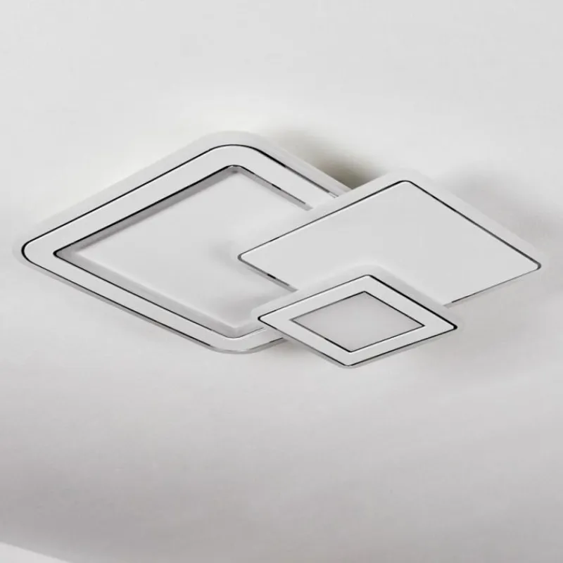 hofstein Plafonnier Tomazes LED Blanc, 1 lumière, Télécommandes