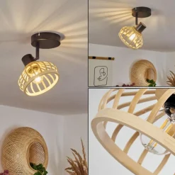 Luminaires Scandinaves-hofstein Plafonnier Totui Noir, 1 lumière