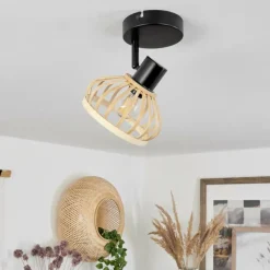 Luminaires Scandinaves-hofstein Plafonnier Totui Noir, 1 lumière