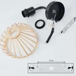 Luminaires Scandinaves-hofstein Plafonnier Totui Noir, 1 lumière