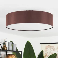 Lampes En Tissu-hofstein Plafonnier Tveid Nickel mat, 3 lumières