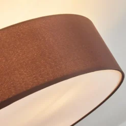 Lampes En Tissu-hofstein Plafonnier Tveid Nickel mat, 3 lumières