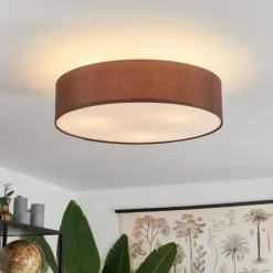 Lampes En Tissu-hofstein Plafonnier Tveid Nickel mat, 3 lumières