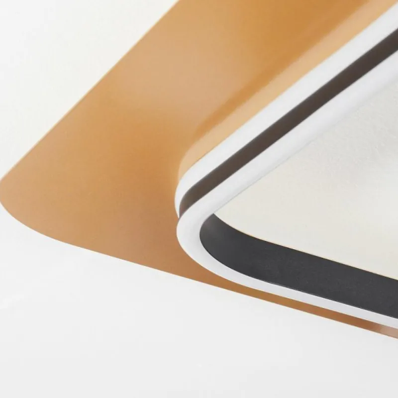 Lampes Dorées-hofstein Plafonnier Valduge LED Or, Noir, 1 lumière