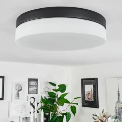 hofstein Plafonnier Valpedre Noir, 3 lumières