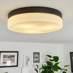 hofstein Plafonnier Valpedre Noir, 3 lumières