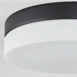 hofstein Plafonnier Valpedre Noir, 2 lumières