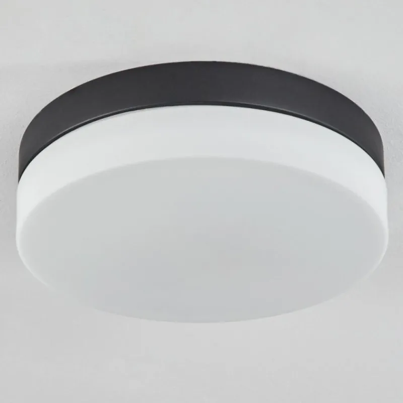 hofstein Plafonnier Valpedre Noir, 2 lumières