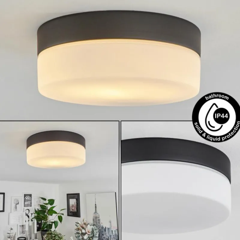 hofstein Plafonnier Valpedre Noir, 1 lumière