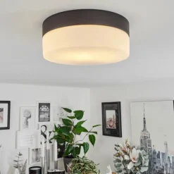 hofstein Plafonnier Valpedre Noir, 1 lumière