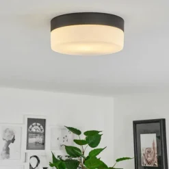 hofstein Plafonnier Valpedre Noir, 1 lumière