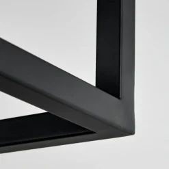 Suspension Verre Fumé-hofstein Plafonnier Verbania Noir, 3 lumières