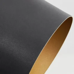 Lampes Dorées-hofstein Plafonnier Vergoignan Écru, Noir, 1 lumière