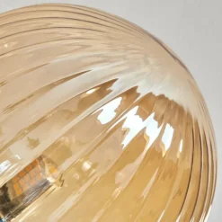 Lampes Dorées-hofstein Plafonnier - Verre 10 cm, 12 cm, 15 cm Chehalis Or, Noir, 6 lumières