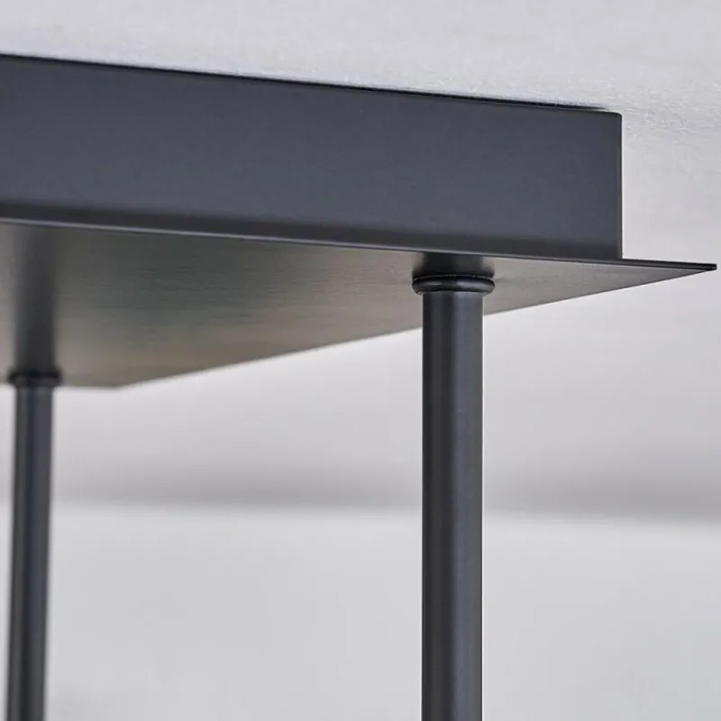 Lampes Dorées-hofstein Plafonnier - Verre 10 cm, 12 cm, 15 cm Chehalis Or, Noir, 5 lumières