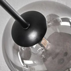 hofstein Plafonnier - Verre 12 cm, 15 cm Chehalis Fumé, 6 lumières