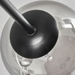 hofstein Plafonnier - Verre 12 cm, 15 cm Chehalis Clair, Fumé, 6 lumières