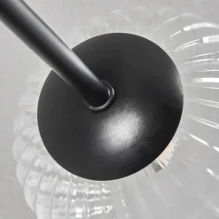 hofstein Plafonnier - Verre 12 cm, 15 cm Chehalis Clair, 6 lumières