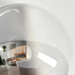 hofstein Plafonnier - Verre 10 cm, 12 cm Chehalis Noir, 2 lumières