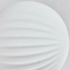 hofstein Plafonnier - Verre 12 cm, 15 cm Chehalis Blanc, 6 lumières