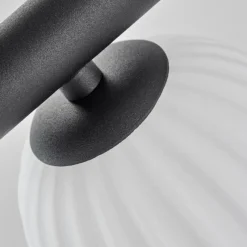 hofstein Plafonnier - Verre 10 cm, 12 cm, 15 cm Chehalis Blanc, 10 lumières