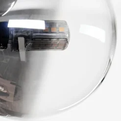 hofstein Plafonnier - Verre 10 cm, 12 cm, 15 cm Chehalis Ambre, Clair, Fumé, 8 lumières