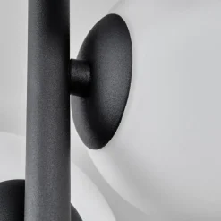 hofstein Plafonnier - Verre 10 cm, 12 cm Chehalis Blanc, 4 lumières