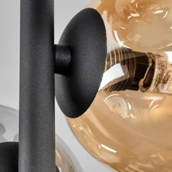 hofstein Plafonnier - Verre 10 cm, 12 cm Chehalis Ambre, Clair, Fumé, 4 lumières