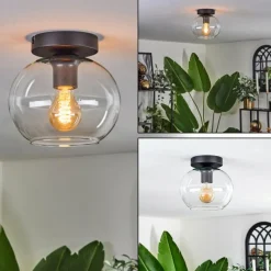 hofstein Plafonnier - Verre 20 cm Apedo Clair, 1 lumière