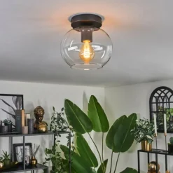 hofstein Plafonnier - Verre 20 cm Apedo Clair, 1 lumière