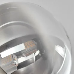 Lampes Dorées-hofstein Plafonnier - Verre 15 cm Chehalis Or, Noir, 6 lumières