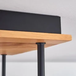 hofstein Plafonnier - Verre 12 cm Chehalis Écru, Noir, 5 lumières