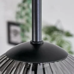 Suspension Verre Fumé-hofstein Plafonnier - Verre 12 cm Chehalis Fumé, 5 lumières