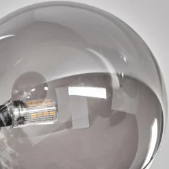 hofstein Plafonnier - Verre 15 cm Chehalis Fumé, 6 lumières