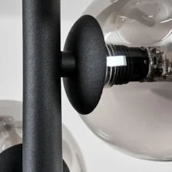 hofstein Plafonnier - Verre 10 cm Chehalis Fumé, 8 lumières