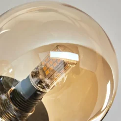 hofstein Plafonnier - Verre 10 cm Chehalis Ambre, 6 lumières