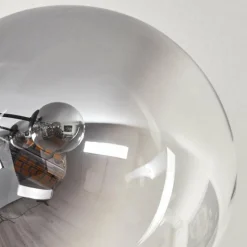 hofstein Plafonnier - Verre 15 cm Chehalis Noir, 8 lumières